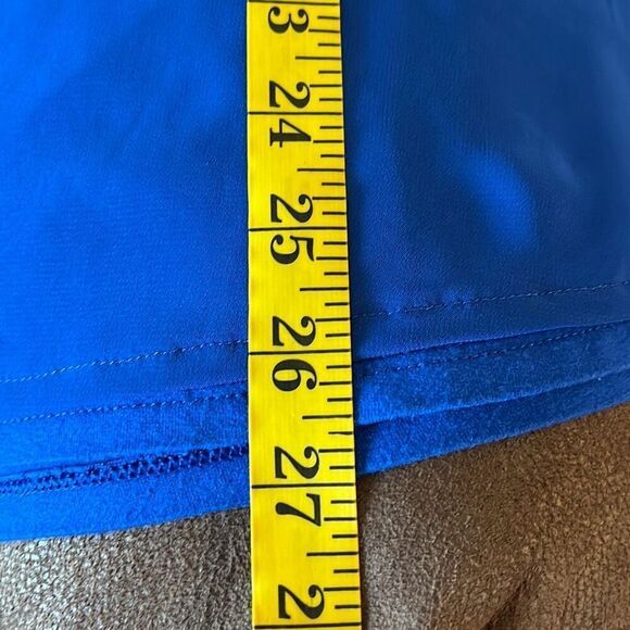 Chico’s Blue Knit Woven Split Front Tank Top Size XL - Picture 7 of 7